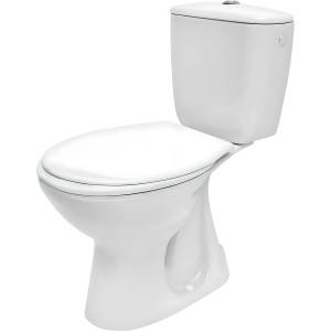 Baliv Kombi-WC-Set 865 mit Sitz, Tiefspüler, senkrechter Abgang.