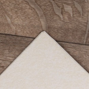 Musterstück PVC-Bodenbelag Prime, Landhausdielenoptik, beige, Textilrücken.