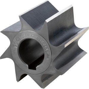 Ersatzwalze für LUX Elektro-Leisewalzenhäcksler E-LH-2800, Stahl, Zubehör für Häcksler.