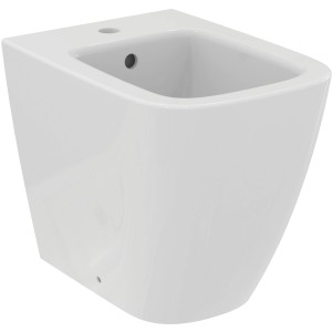 Ideal Standard Stand-Bidet i.life S mit Überlauf + 1 Hahnloch Weiß