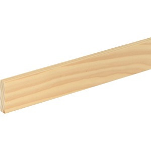 FN Neuhofer Flachleiste Fichte/Kiefer Astrein Roh 10 mm x 40 mm x 1000 mm