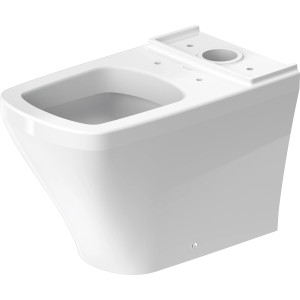 Weißes Duravit Stand-WC DuraStyle, 63 cm, Tiefspüler, Vario-Abgang. Ohne Spülkasten/Sitz.