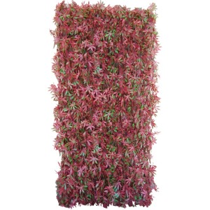 Tenax künstliche Hecke Divy 3D X-Tens Red Acer, rot-grüner Balkonsichtschutz, 1x2m.