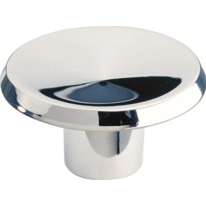 Glänzender Möbelknopf 918 aus Chrom, ideal für Schränke und Schubladen.