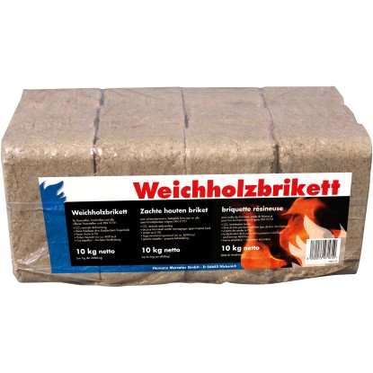 Holzbriketts Weichholz 10 kg Folienpack kaufen bei OBI