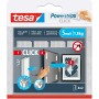 Tesa Powerstrips Click Small, 4 Stück. Klebenägel für Bilder und Deko, einfache Montage.