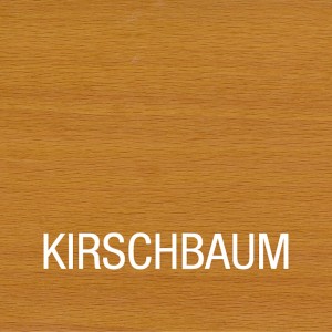 Holzoberfläche, gebeizt in Kirschbaum. Bondex Pulver Holzbeize für Möbel und Innentüren.