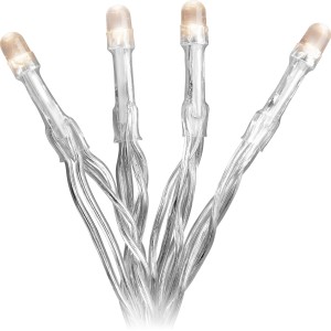 Konstsmide LED-Lichterkette mit 10 warmweißen Lichtern, batteriebetrieben für Innen.