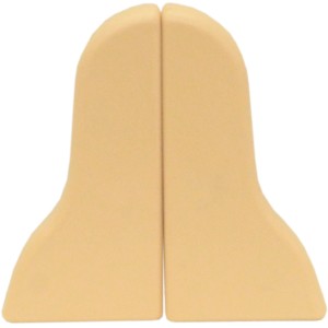 FN Neuhofer Endkappen FU018 Ahorn, 2er-Set für Sockelleisten-Abschlüsse.