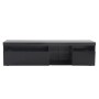 okwish TV Schrank mit LED Beleuchtung für Wohnzimmer 180x35x48cm Schwarz_8