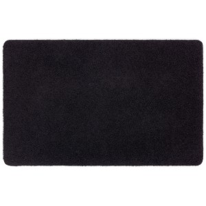 Schwarze ASTRA Power Rib Fußmatte, 50x80 cm, Schmutzfangmatte für den Innen- und Außenbereich.