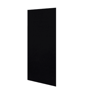 Schwarzes Jangal Modular Wall Wandpaneel aus Filz, 52x104 cm, mit gefasten Kanten für moderne Wandgestaltung.