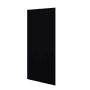 Schwarzes Jangal Modular Wall Wandpaneel aus Filz, 52x104 cm, mit gefasten Kanten für moderne Wandgestaltung.