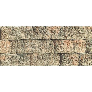 Diephaus Mauerstein Munin Muschelkalk, Ansicht einer gestapelten Mauer.