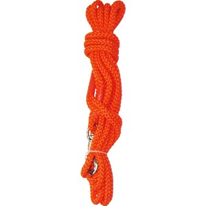 Orange Heim Hunde-Feldleine, 5 m lang, 6 mm Durchmesser, aus Polypropylen.