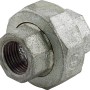 Schraubfitting 18,6 mm (Rp 1/2) aus Temperguss für die Verbindung von Rohren.