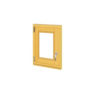 Roro Holzfenster Fichte 48 cm x 63 cm DIN L