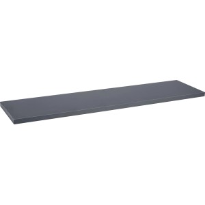 Anthrazitfarbenes MDF-Wandregal Oldham, 80x20 cm, für die Wandmontage.