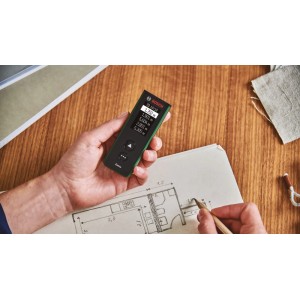 Bosch Laser-Entfernungsmesser-Set Zamo Reichweite 40 m Akkus mit USB-C-Anschluss