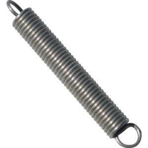 Floracord Zugfeder Größe 2, mittellange Stahlfeder für Sonnensegel Zubehör.