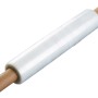 LUX Stretchfolie, 200 m x 0,4 m, transparent, auf einer braunen Papprolle.