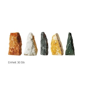 Scherf Mini-Monolithen Mix, Zierkies, Höhe 40-60 cm, verschiedene Farben.