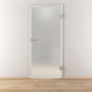 Novadoors Glasdrehtür Nova 501 Satiniert 82,1 cm x 201,3 cm Stärke 8 mm DIN R