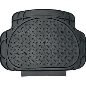 Schwarze Schalenmatte für den Auto-Innenraum, schützt vor Schmutz und Nässe.