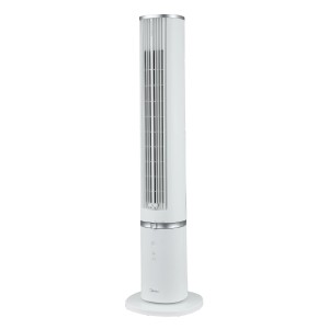 Weißer Midea Turmventilator MFZ402R0BPW, 103 cm hoch, für angenehme Kühlung.