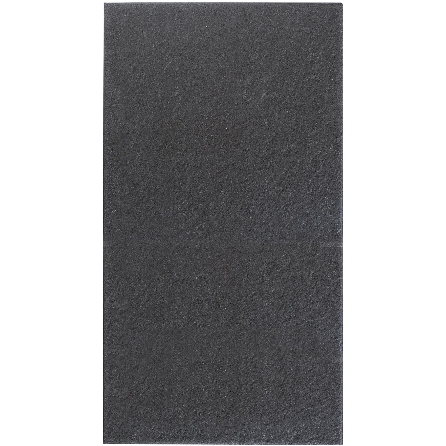 Diephaus Terrassenplatte Finessa, Schwarz-Basalt, 80x40 cm. Gehwegplatte mit lebendiger Optik.