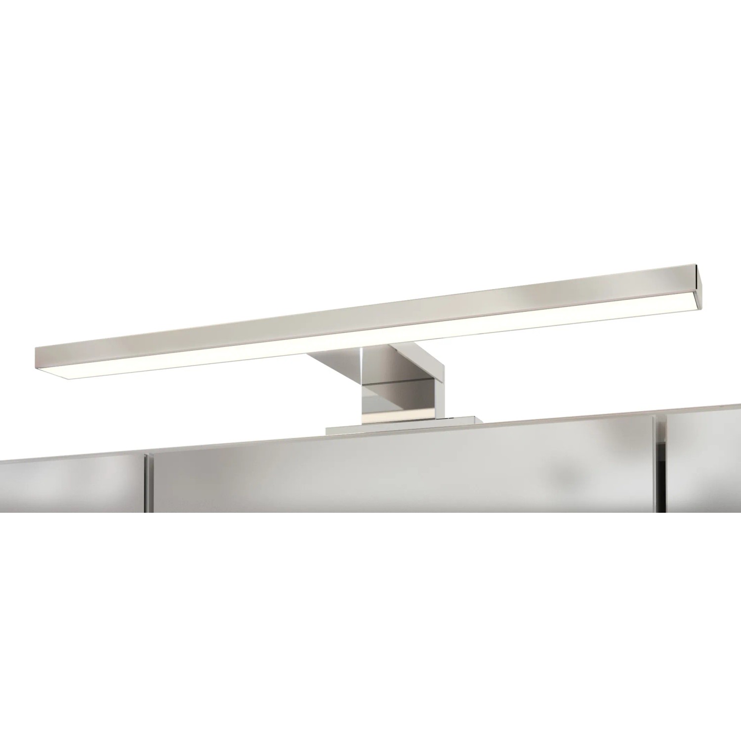 LED-Aufbauleuchte des Held Möbel Waschtisch-Sets Salerno, Chromoptik.