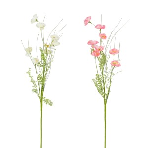 Mica Decorations Kunstpflanze Klatschmohn Sortiert Bunt Höhe 88 cm