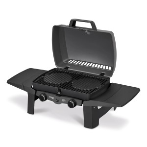 Enders Urban II Pro Caravan Gasgrill mit Aluguss-Gehäuse, Gussrost und Seitenablagen.