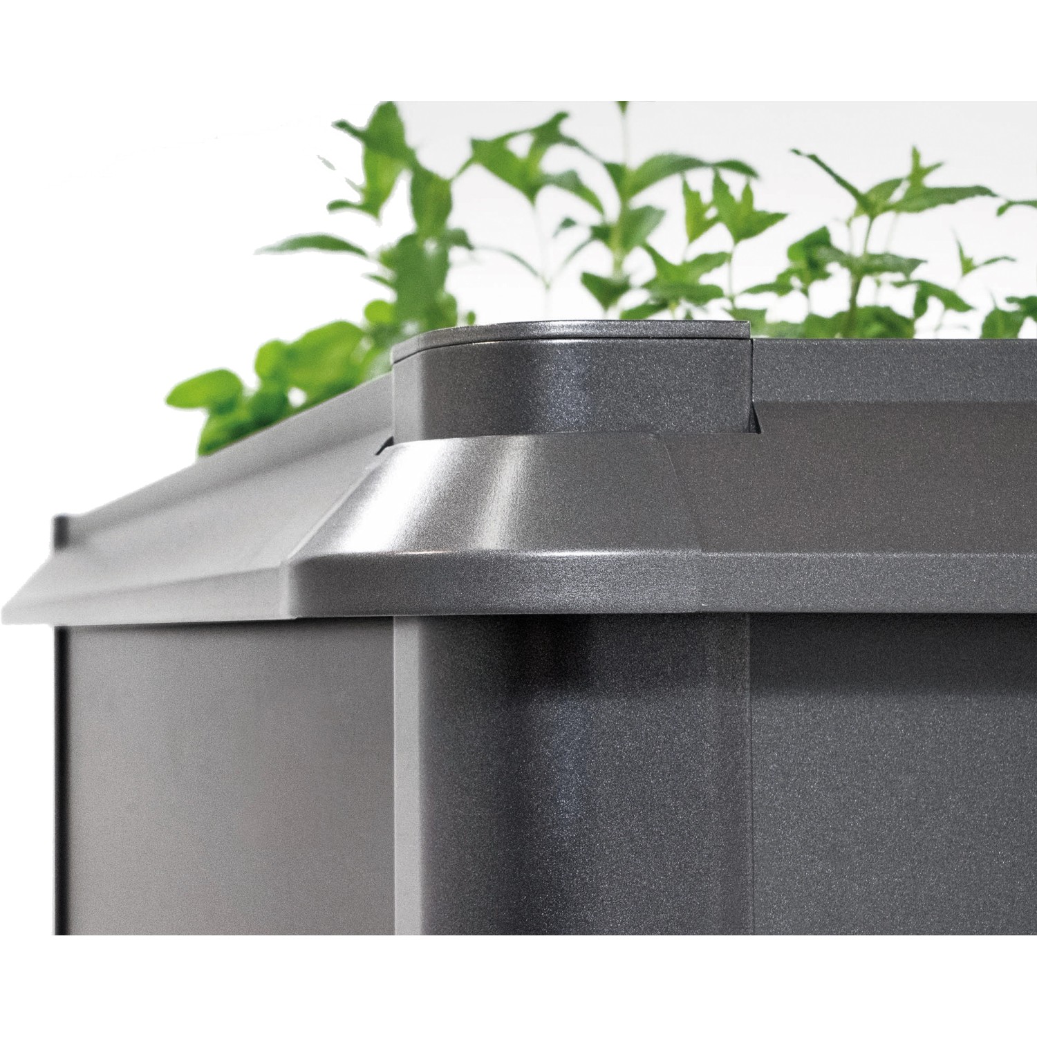 Biohort Schneckenschutz 6 x 207 x 60 cm für MetallHochbeet Dunkelgrau