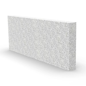 H+H Planbauplatte aus Porenbeton, 62,5x25x5cm, für Mauerwerk im Innen- und Außenbereich.