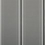 Grau-schwarzer Stoff der Wismar Kassettenmarkise mit Streifenmuster.