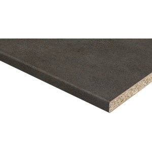 Kaindl Fensterbank Mocca, 30x1,8 cm, max. 4,1 m. Detailansicht der Oberfläche und Kante.