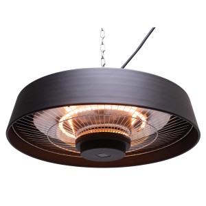 Westmann Infrarot-Heizstrahler Deckenstrahler Fusion 49 x 49 x 22 cm Schwarz