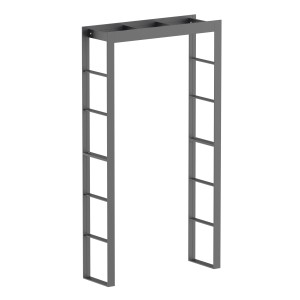 Eleo Rosenbogen Sorrento Pulverbeschichtet Anthrazit 230 cm x 124 cm x 37 cm