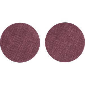 Zwei Magnetknöpfe in Beere Samt für Wandkissen zur Gestaltung im Chesterfield-Look.