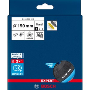 Bosch Expert Multiloch Stützteller, Ø 150mm, hart, für Exzenterschleifer.