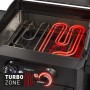Detailaufnahme des Enders eFlow Pro 2 Elektrogrills mit zwei Heizelementen und Turbo Zone.