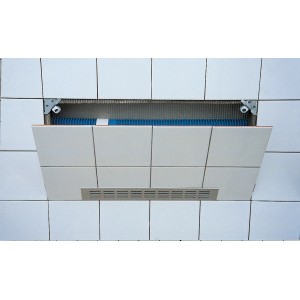 Ottofond Revisionsklappe mit Lüftungsgitter Alu Grau