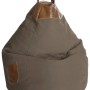 Brauner Sitting Point Sitzsack Jamie, 220 l, mit Tragegriff und Seitentasche.