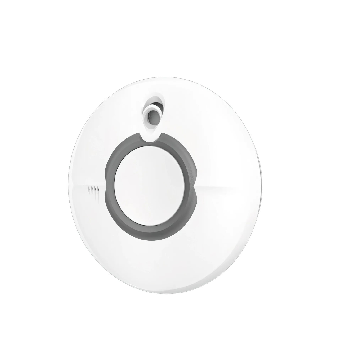 Weißer, kabelloser Yale Rauchsensor Smart Alarm für Alarmanlagen.