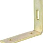 Gelb verzinkter Verstellwinkel 80x60x20 mm für Holzkonstruktionen.