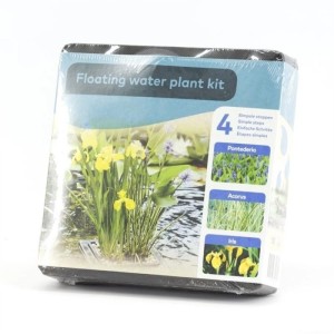 Schwimmpflanzen Set im Topf, bestehend aus Acorus, Iris und Pontederia für den Gartenteich.