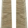 Endkappen SLK Cubica 60 in Wasabi Eiche für Laminat & Parkett, 2er-Set.