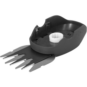 Gardena Gras- und Buchsmesser Aufsatz mit 8 cm Schnittbreite für Akku-Scheren.