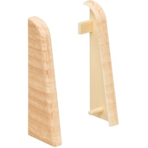 Living by Haro Endkappen Ahorn, 2er-Set für Sockelleisten, Zubehör für Laminat & Parkett.